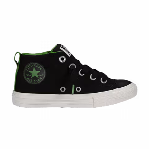 Converse Chuck Taylor All Star Street Mid GS 'Black Green'