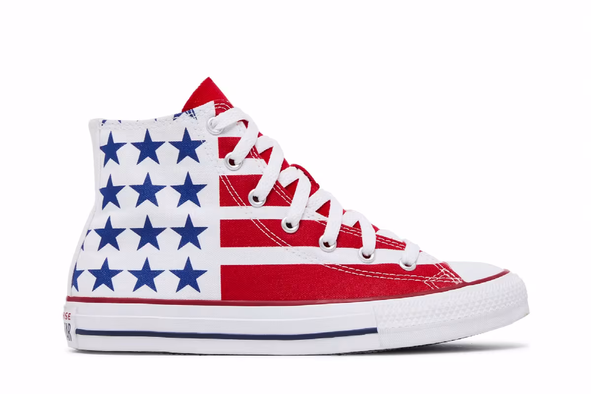Converse Chuck Taylor All Star High GS USA Flag, view 2