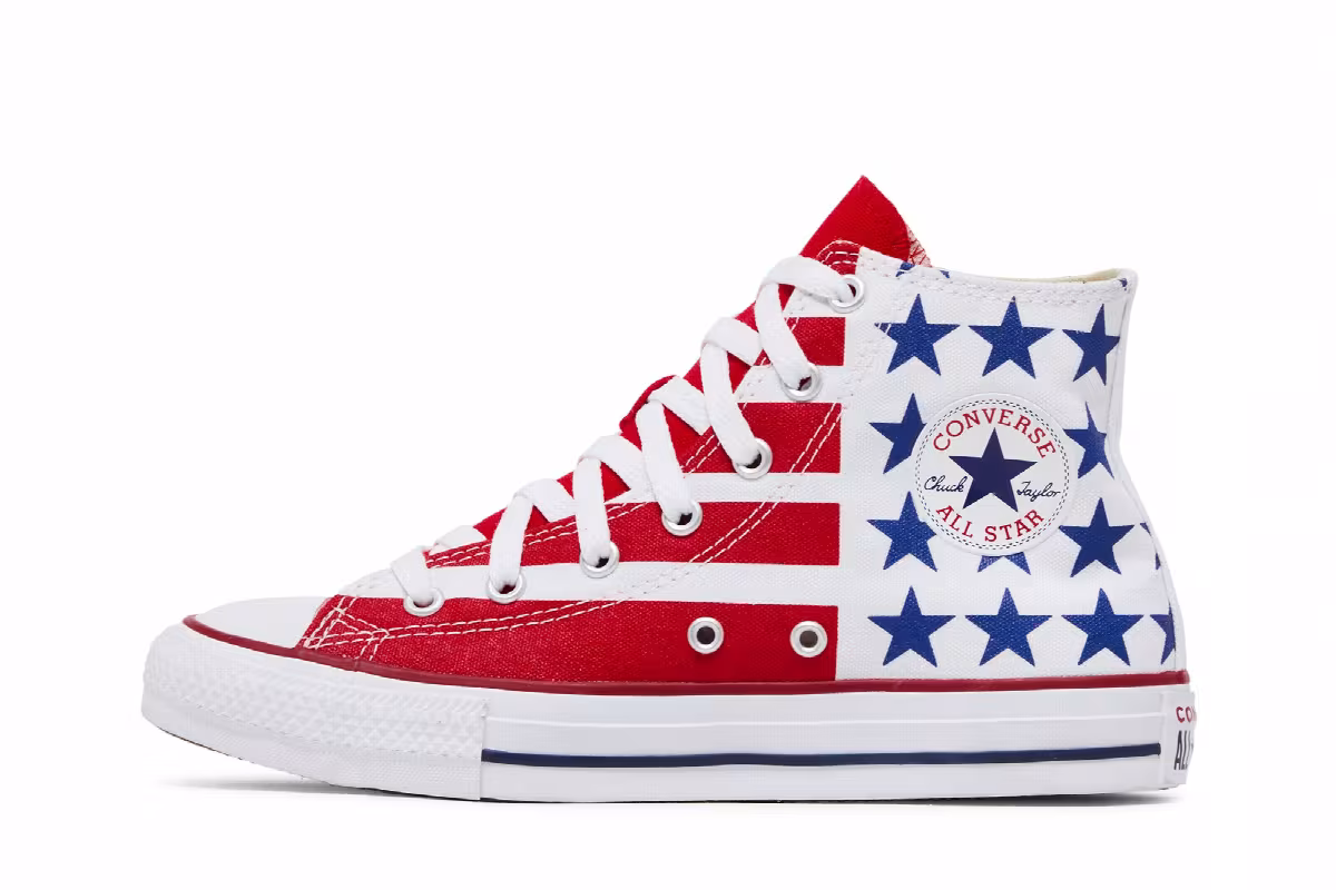 Converse Chuck Taylor All Star High GS USA Flag, view 4