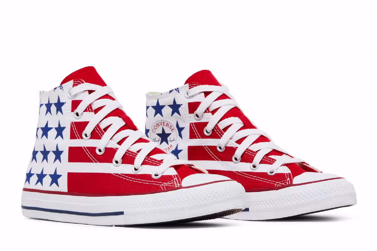 Converse Chuck Taylor All Star High GS USA Flag, view 9