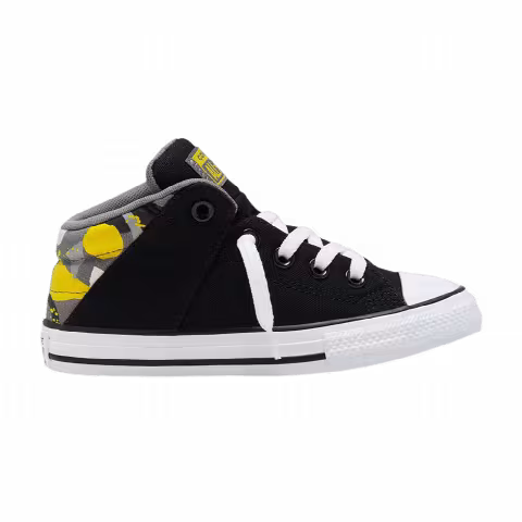 Converse Chuck Taylor All Star Axel Mid Slip-On GS 'Geography Class - Black Yellow'