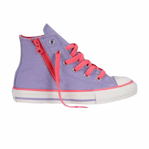 Converse Chuck Taylor All Star Side Zip Hi GS 'Lavender Glow'