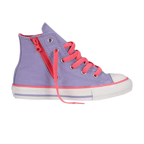 Converse Chuck Taylor All Star Side Zip Hi GS Lavender Glow