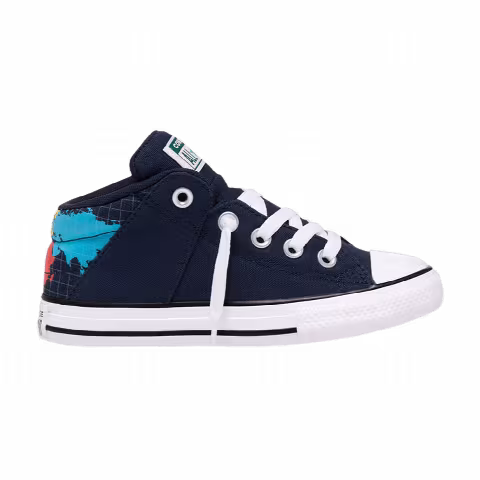 Converse Chuck Taylor All Star Axel Mid Slip-On GS 'Geography Class - Obsidian'