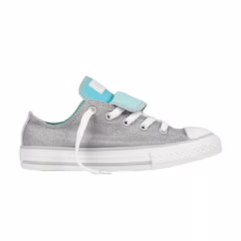 Converse Chuck Taylor All Star Double Tongue Ox GS 'Sparkle - Rock Grey'