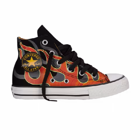 Converse Chuck Taylor All Star Hi GS 'Black Flame'
