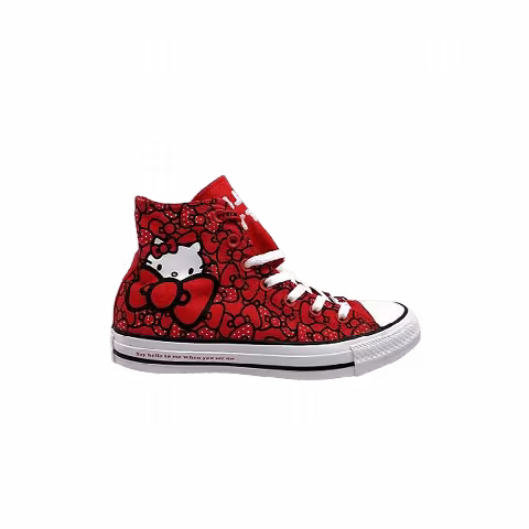 Hello Kitty x Converse Chuck Taylor All Star Hi TD 'Fiery Red'