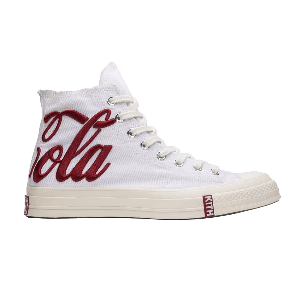 Kith x Coca-Cola x Converse Chuck Taylor All Star Hi 70 White Red