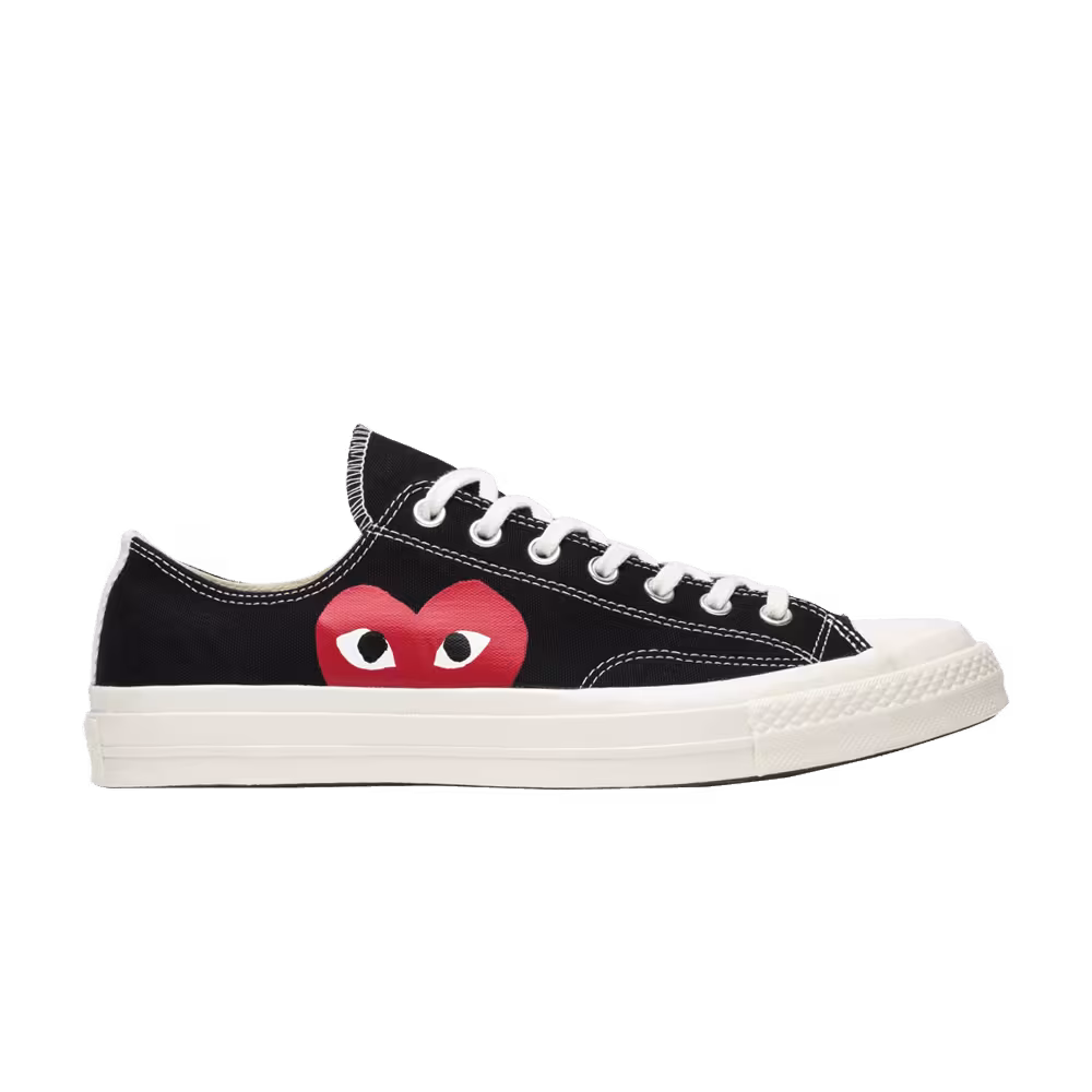 Comme des Garçons Play x Converse Chuck 70 Low Black White