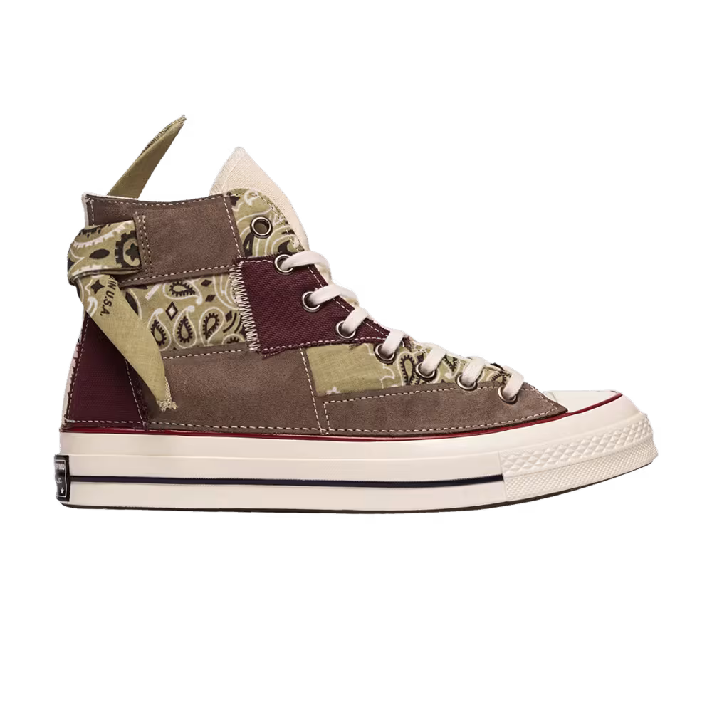 Converse Chuck 70 Canvas LTD High Maroon Paisley Patchwork