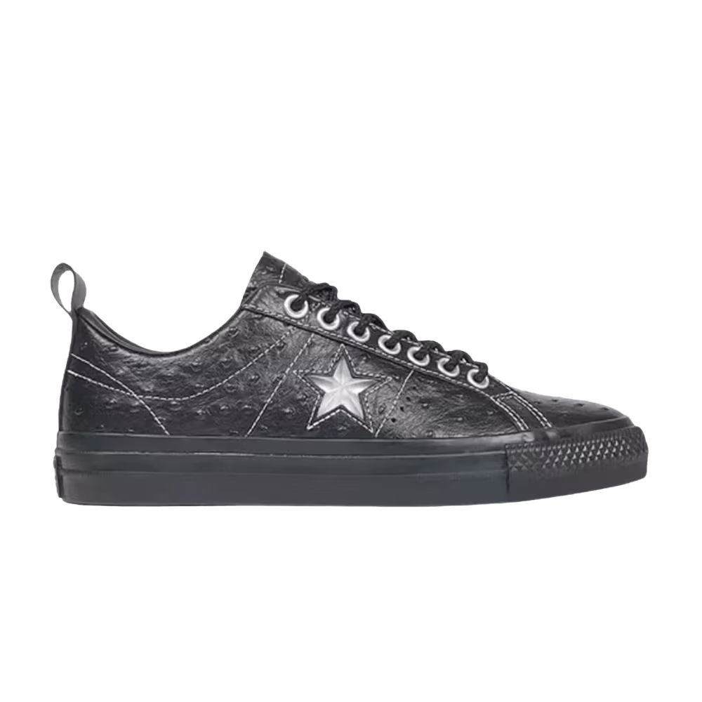 No-Comply x Converse One Star Pro Low Black Ostrich
