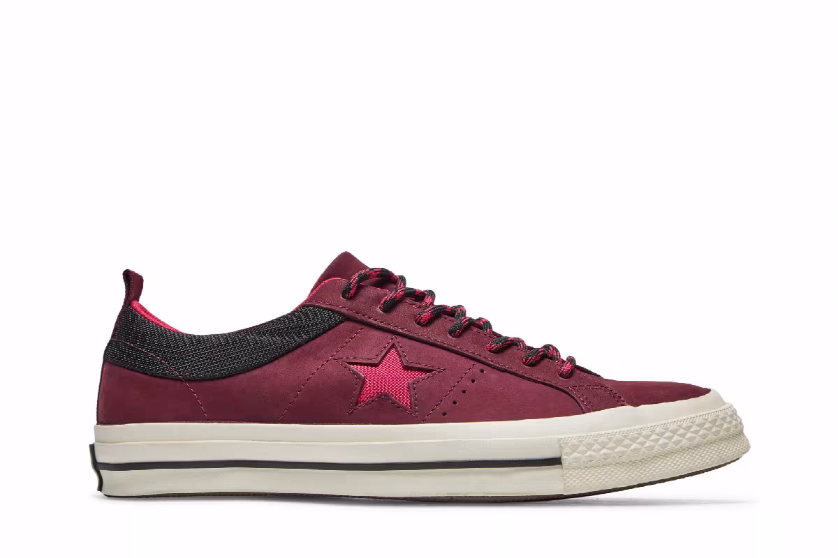 Converse One Star Low Dark Burgundy, view 2