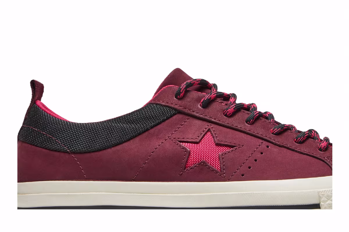 Converse One Star Low Dark Burgundy, view 3