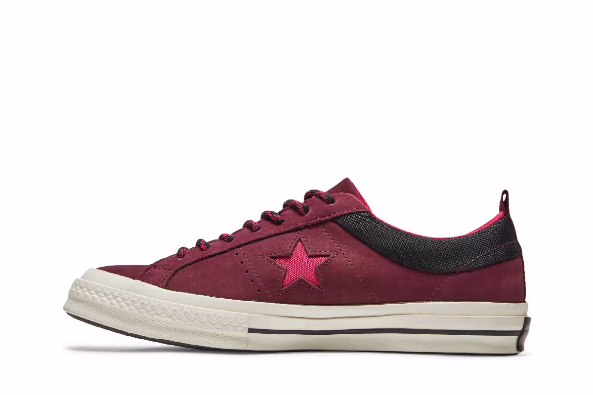Converse One Star Low Dark Burgundy, view 4