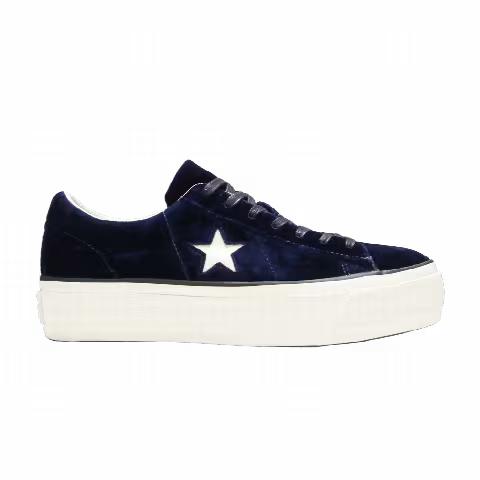 Converse Wmns One Star Platform Ox 'Eclipse Blue'