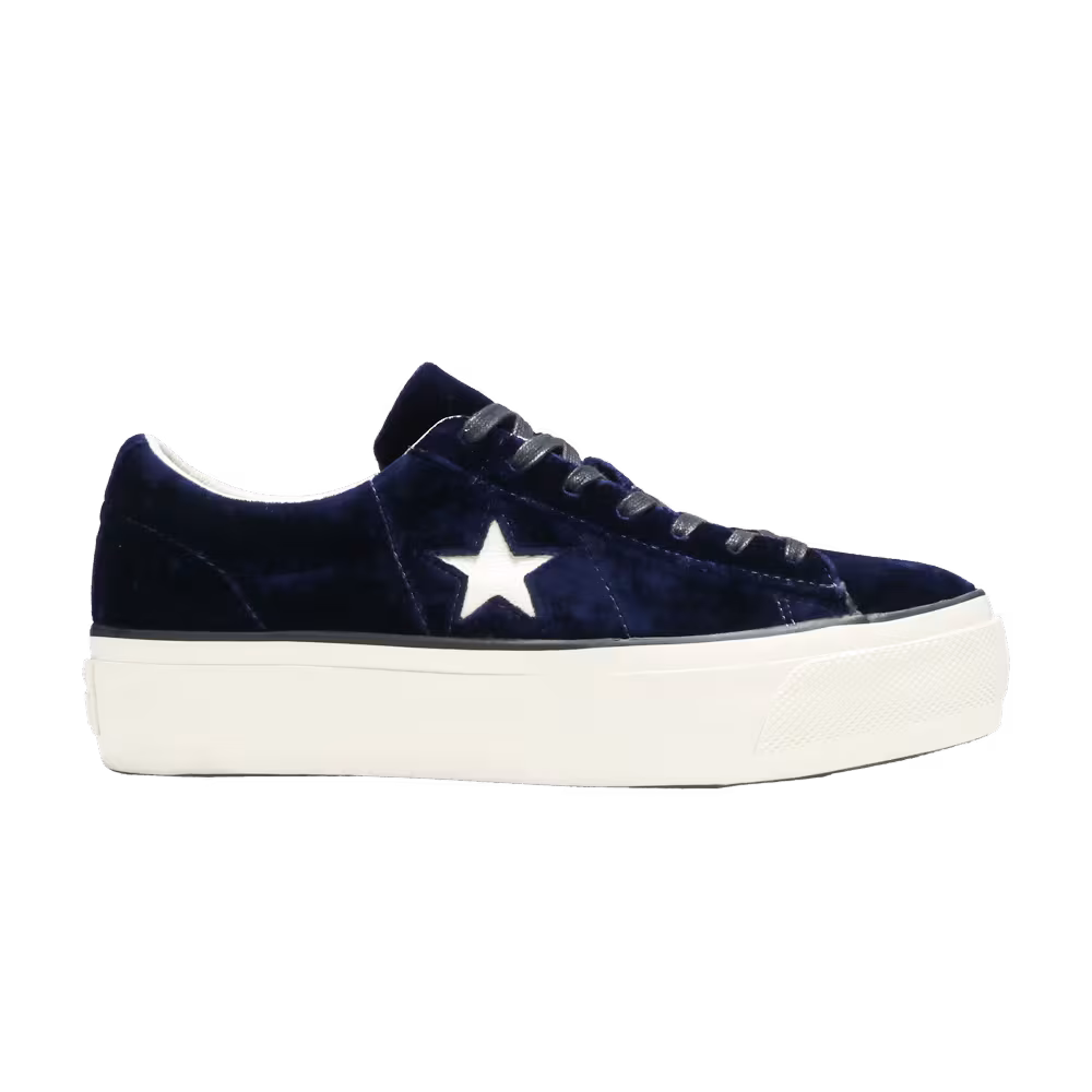 Converse Women's One Star Platform Ox Eclipse Blue