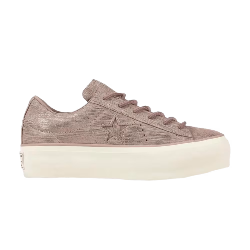 Converse Women's One Star Platform Low Diffused Taupe