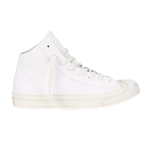 Converse Jack Purcell Moto Jacket Mid White