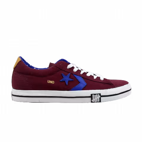 Undefeated x Converse Pro Leather Vulc Oxford 'Burgundy'