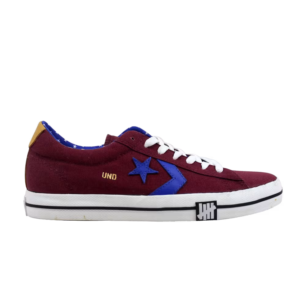 Undefeated x Converse Pro Leather Vulc Oxford Burgundy