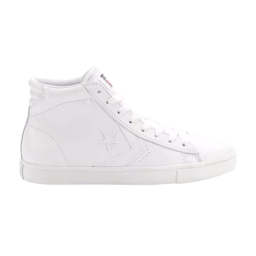 Converse Pro Leather Mid Triple White