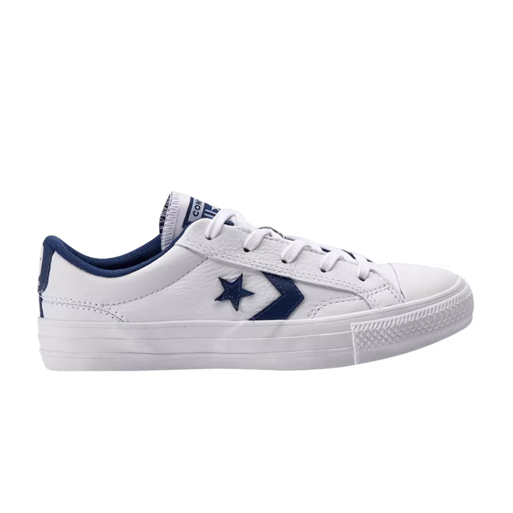 Converse Star Player Low White Navy