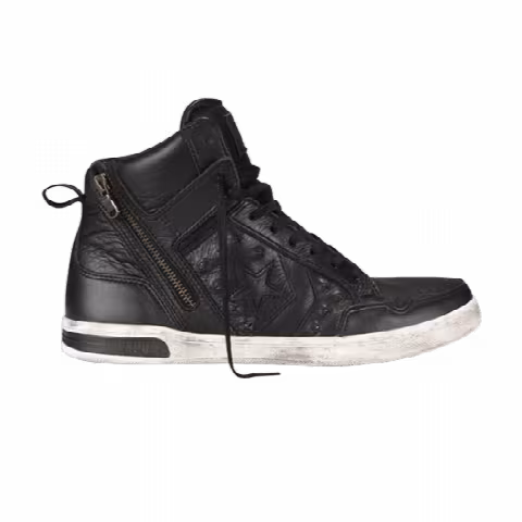 John Varvatos x Converse Weapon Leather Zip Hi 'Black Turtledove'
