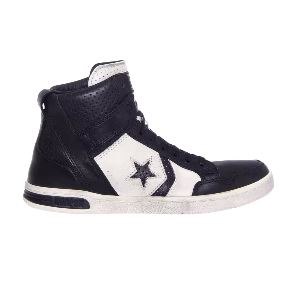 John Varvatos x Converse Weapon Mid Black Turtle