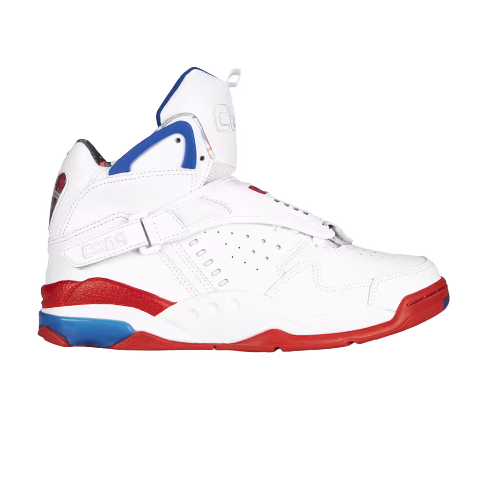 Converse Aero Jam Hi White Red Blue