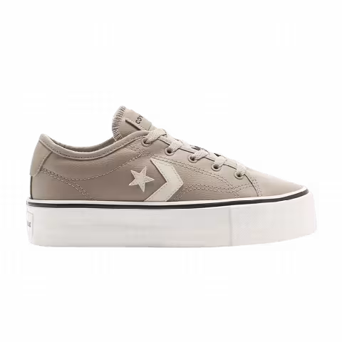Converse Wmns Star Replay Platform Faux Leather Low 'Malted Taupe'