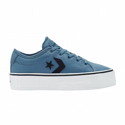 Converse Wmns Star Replay Platform Faux Leather Low 'Lakeside Blue'