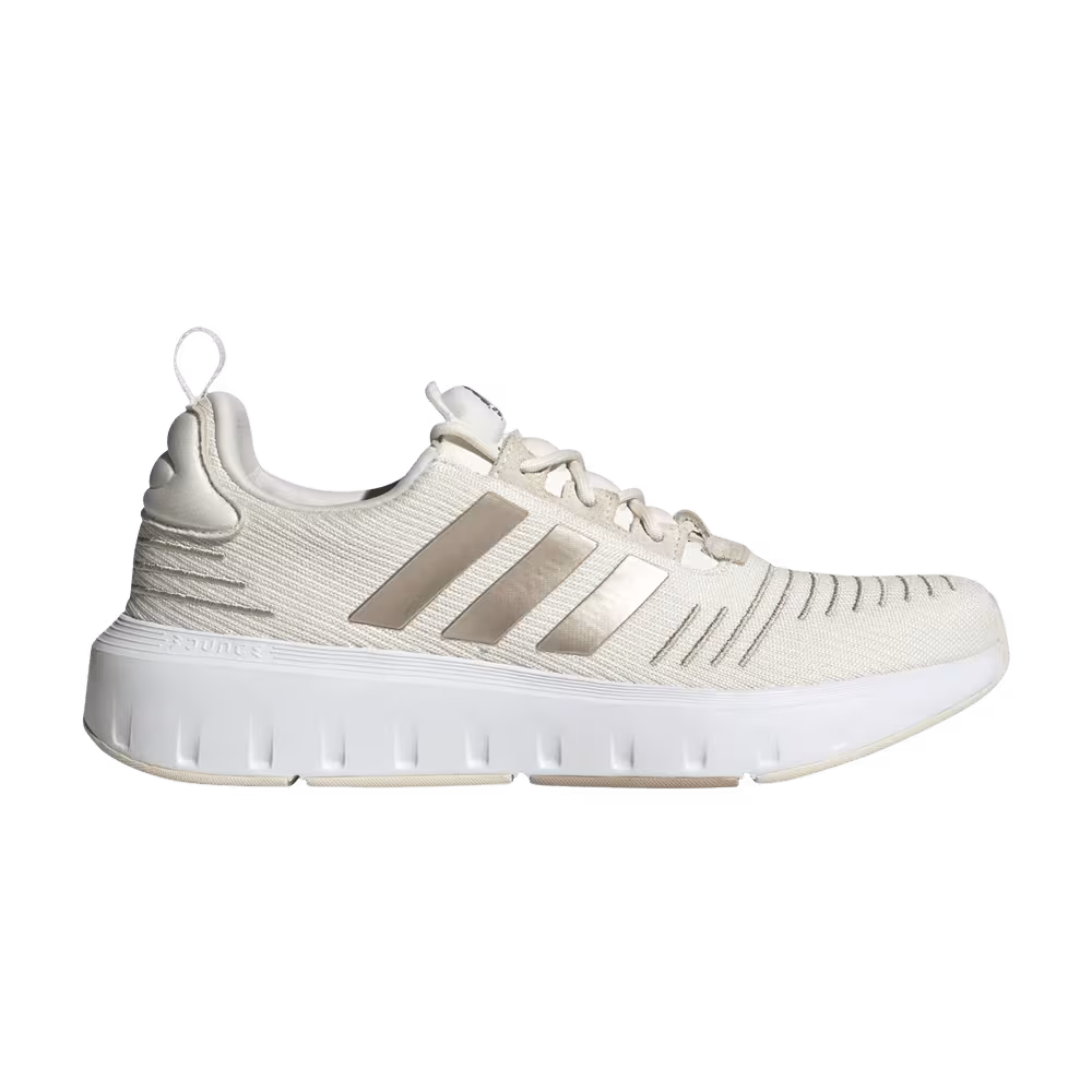Adidas Women's Swift Run Off White Wonder Gold Metallic
