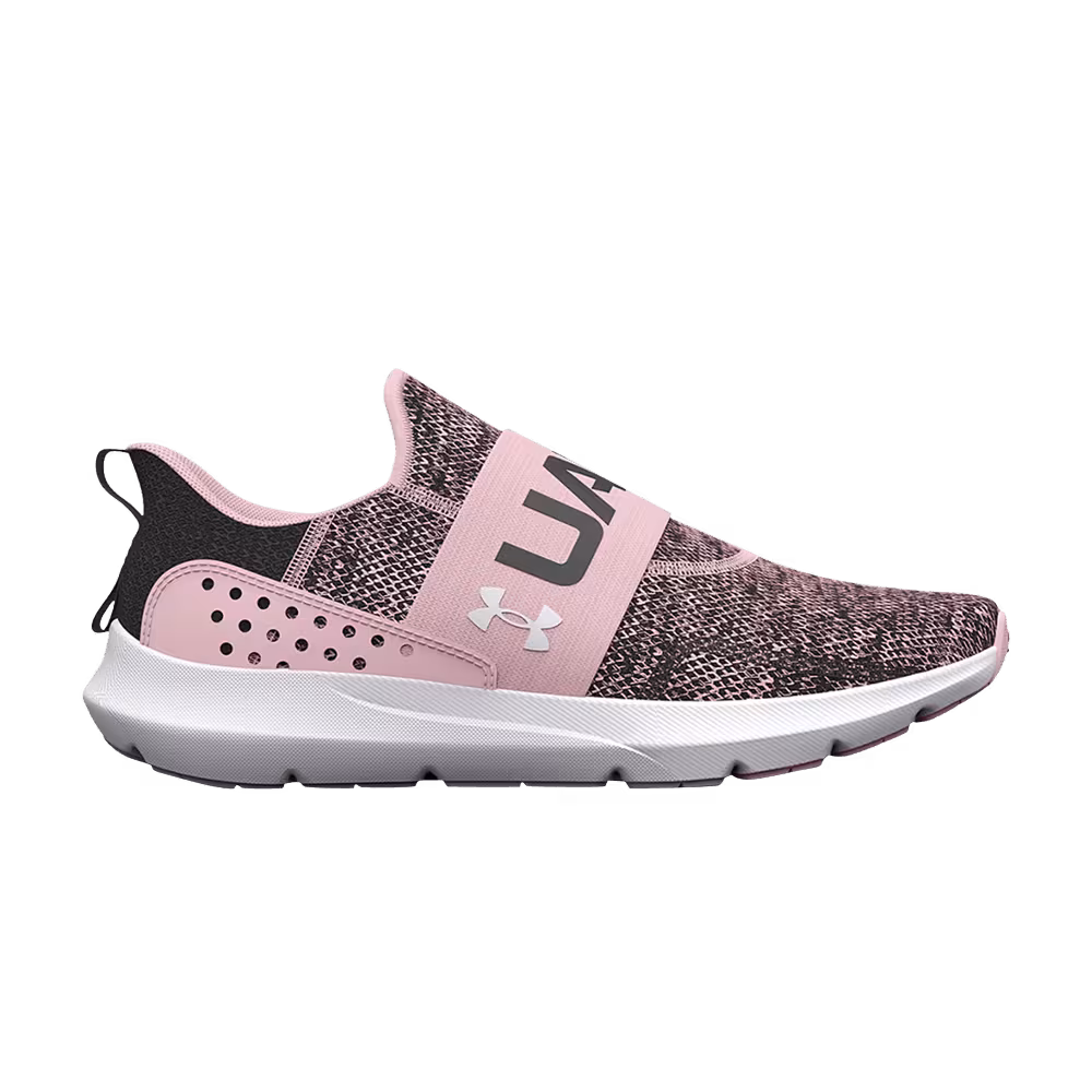 Under Armour Women's Surge 3 Slip Prime Pink Jet Grey