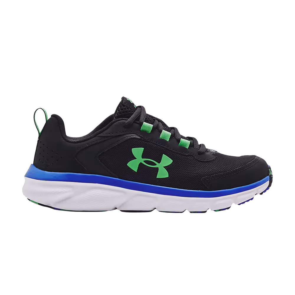Under Armour Assert 9 GS Black Versa Blue