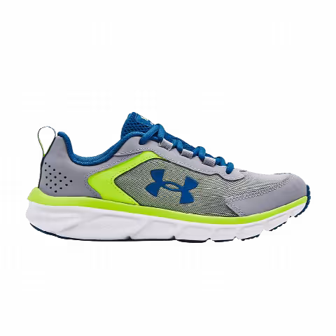 Under Armour Assert 9 GS 'Mod Grey High-Vis Yellow'