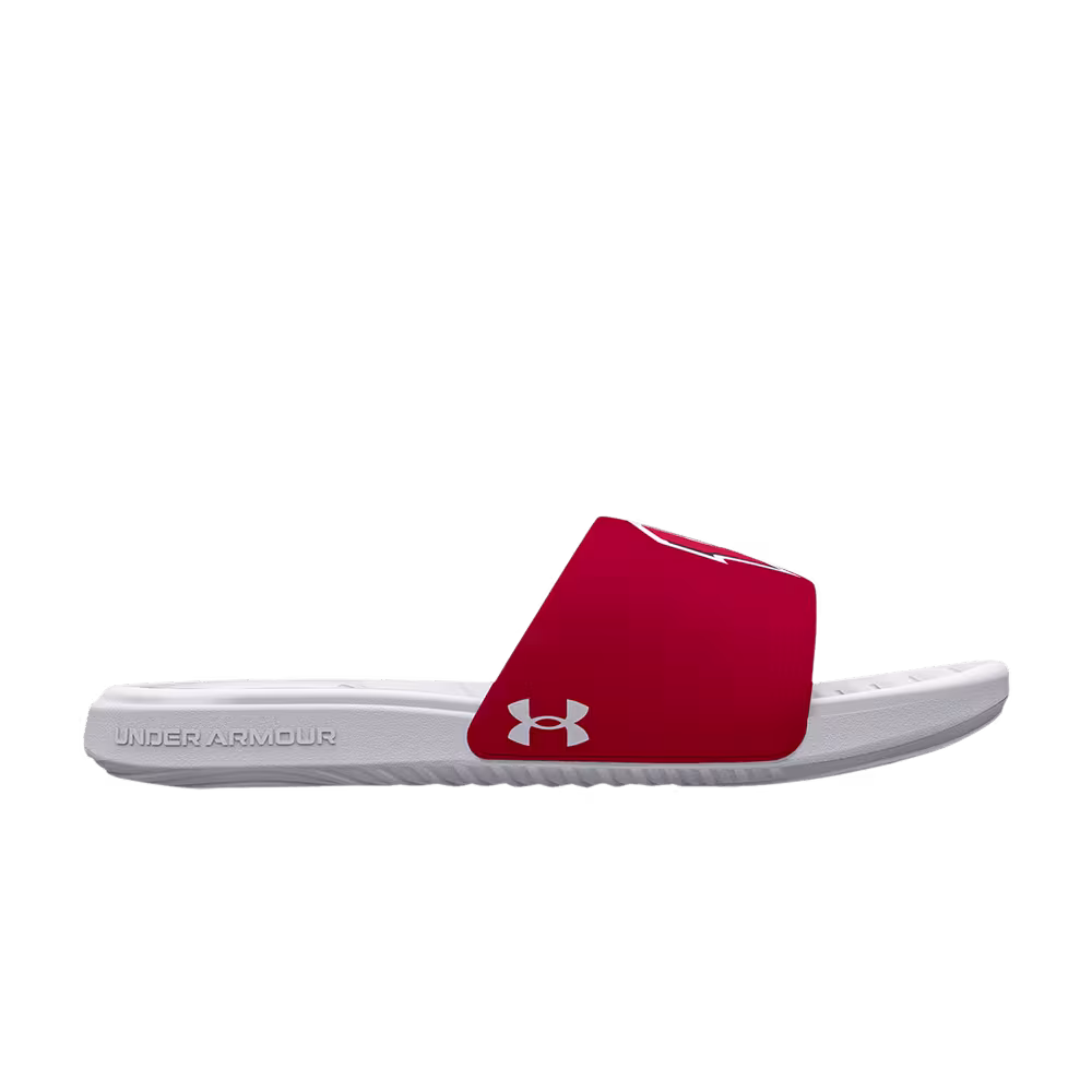 Under Armour Ansa Collegiate Slide Wisconsin