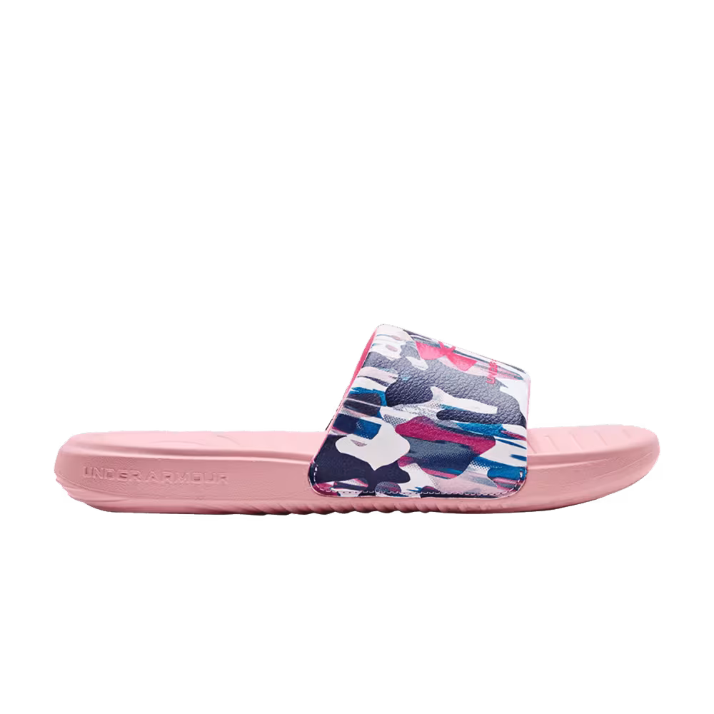 Under Armour Ansa Graphic Slide GS Prime Pink Camo