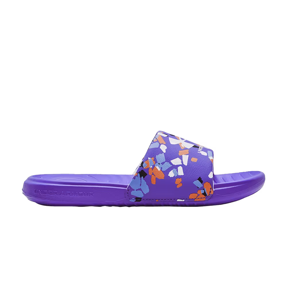 Under Armour Ansa Graphic Slide GS Confetti Brush