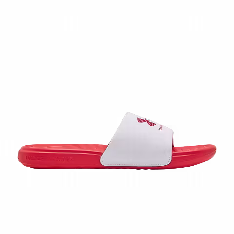 Under Armour Ansa Graphic Logo Slide 'White Red'