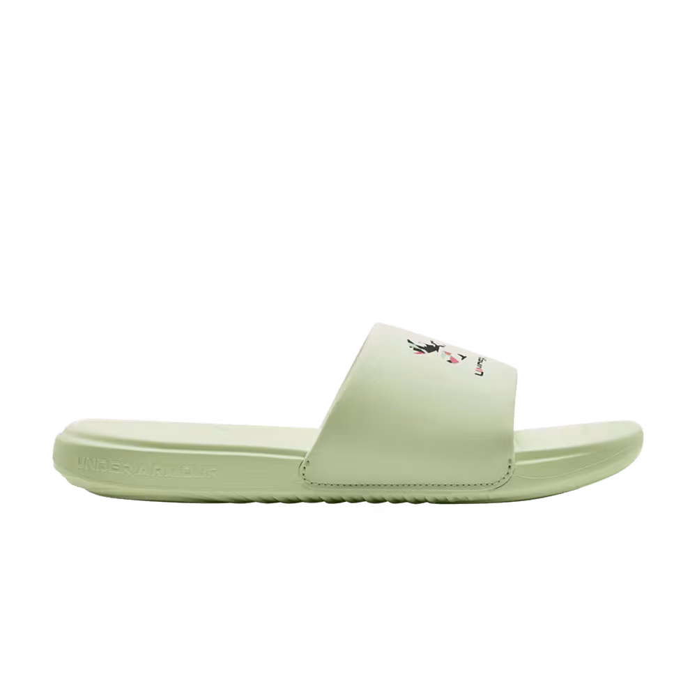 Under Armour Ansa Graphic Logo Slide Phosphor Green