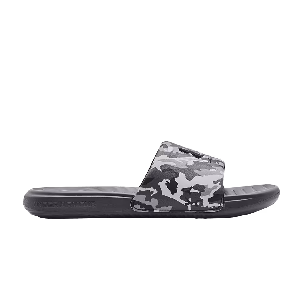 Under Armour Ansa Graphic Slide Rhino Grey Camo