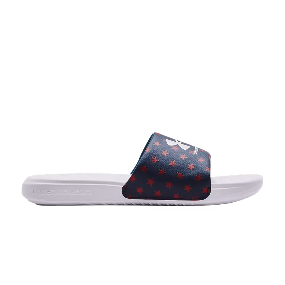 Under Armour Women's Ansa Graphic Slide Academy Red
