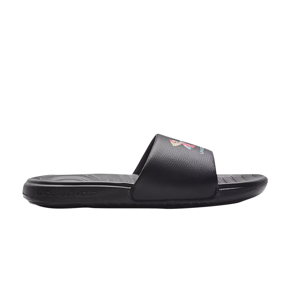 Under Armour Ansa Graphic Slide GS Black Electro Pink