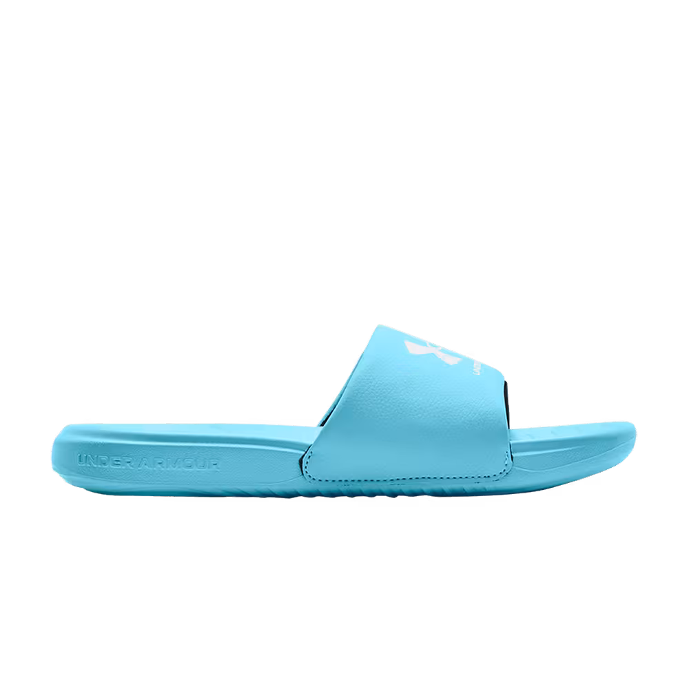 Under Armour Women's Ansa Graphic Slide Fresco Blue