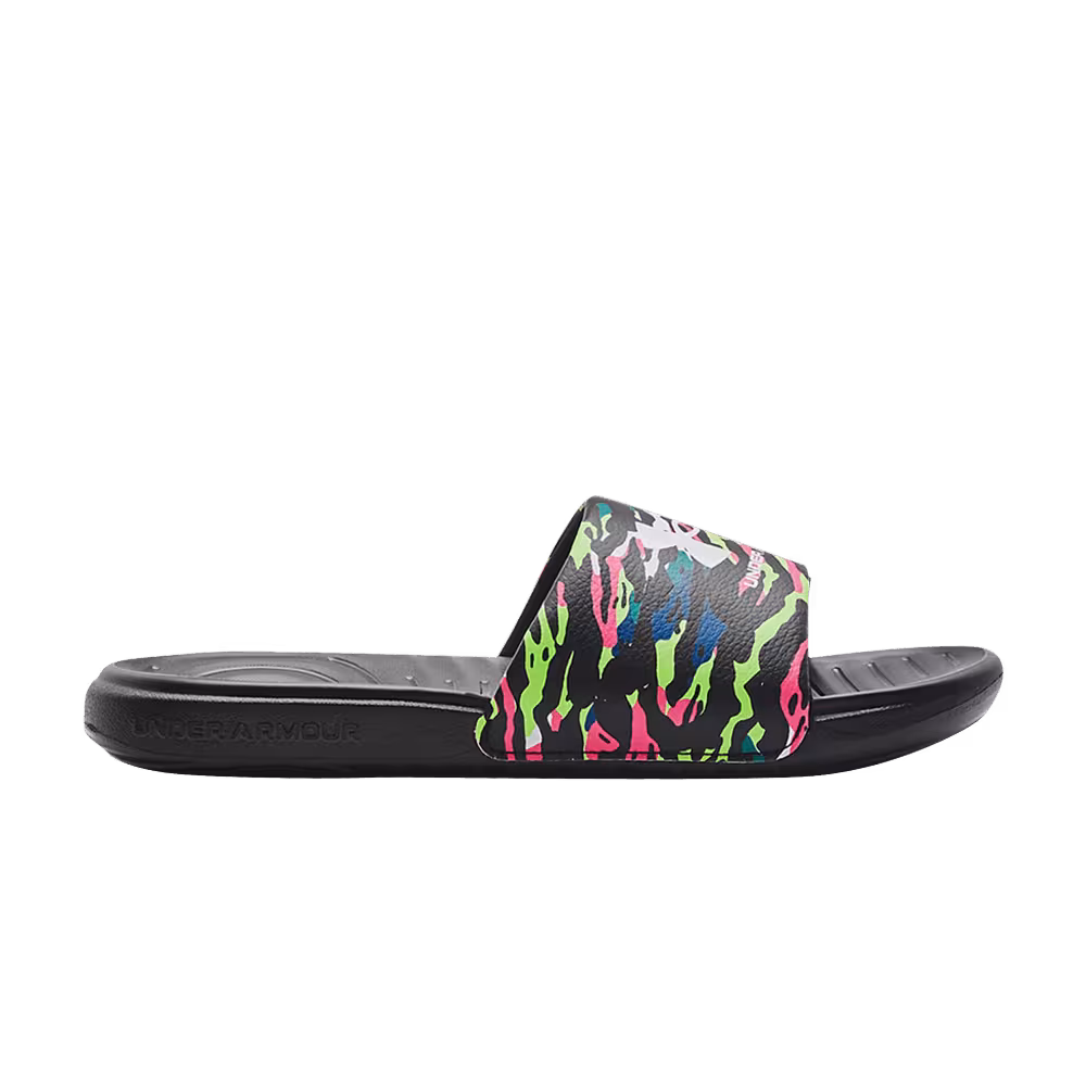 Under Armour Ansa Graphic Slide GS Black Neptune