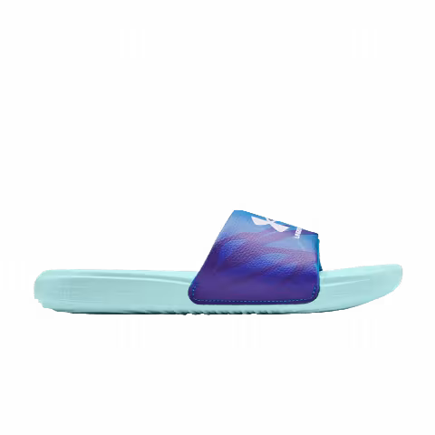 Under Armour Ansa Graphic Slide GS 'Breeze Crest Blue'