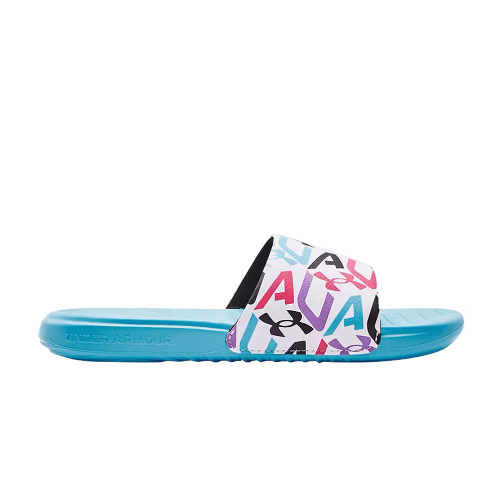 Under Armour Ansa Graphic Slide GS Fresco Blue White