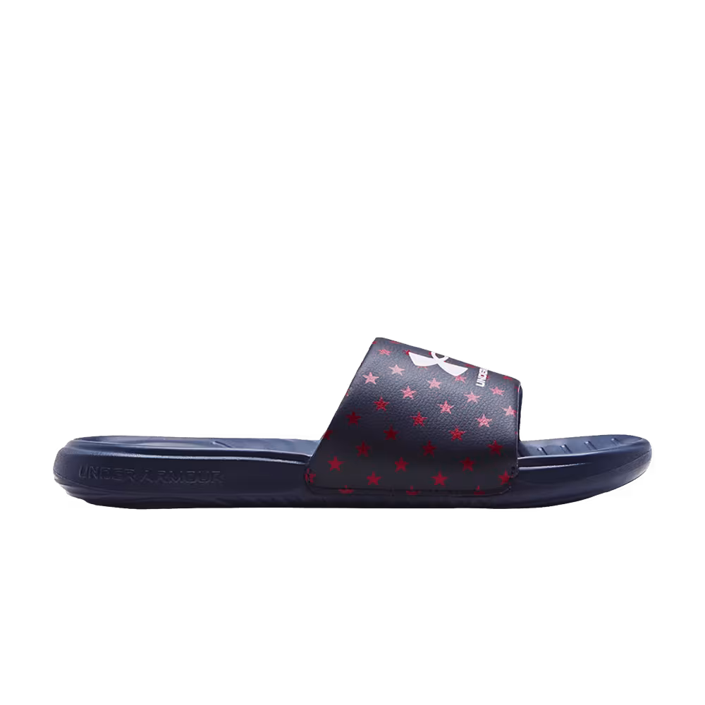 Under Armour Ansa Graphic Slide Academy Red