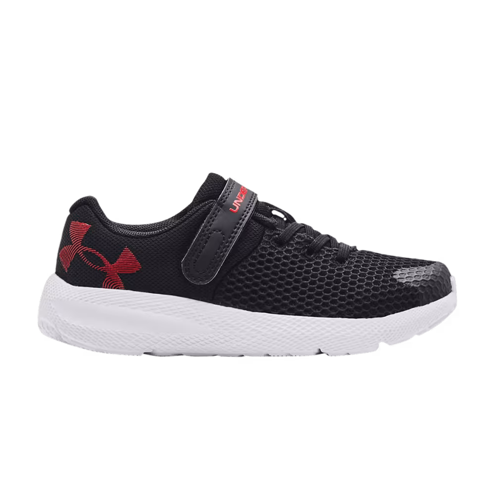 Under Armour Charged Pursuit 2 AC PS Big Logo - Black White