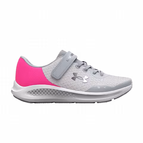 Under Armour Charged Pursuit 3 AC PS 'Halo Grey Electro Pink'